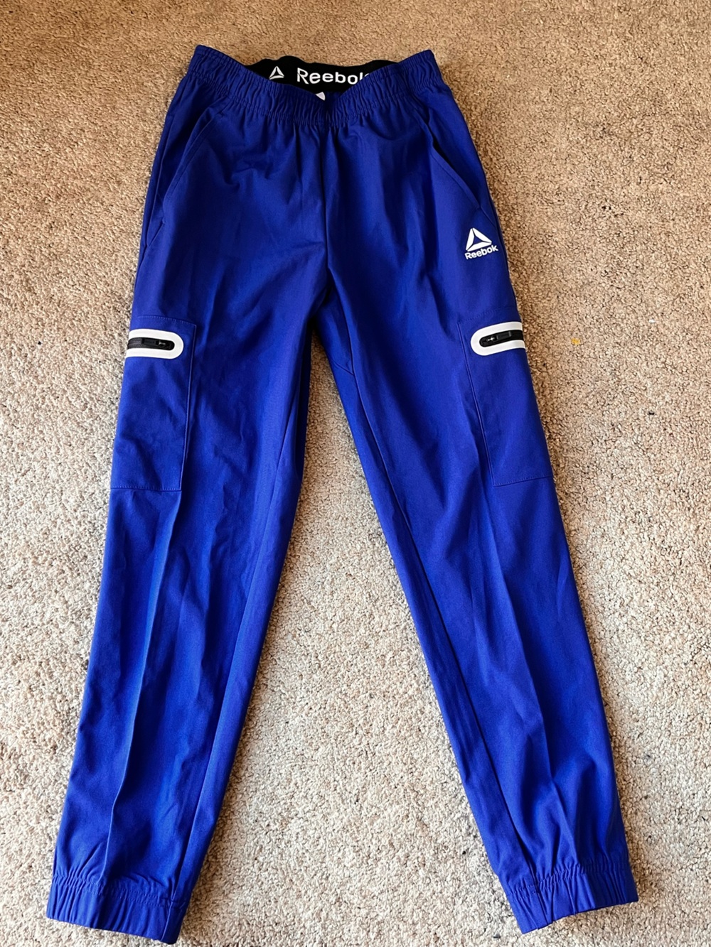 Reebok Royal Blue Kids Performance Joggers